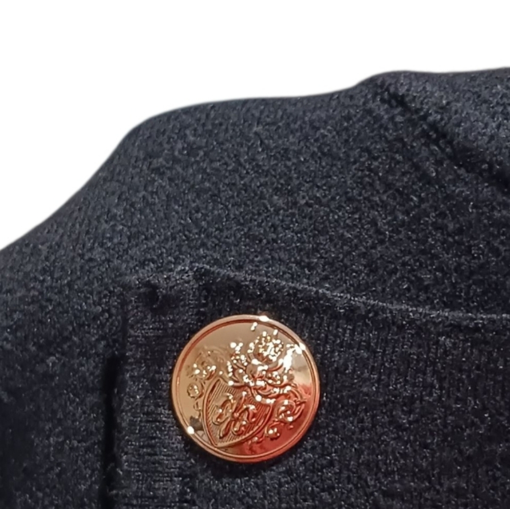 Jones New York Military Band Cardigan Topper Jacket - Picture 6 of 8